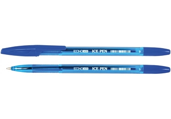 Ручка кулькова синя 0,5 мм ICE PEN E10186-02 Economix