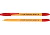 Ручка шариковая ECONOMIX YELLOW PEN красный E10187-03 (50)