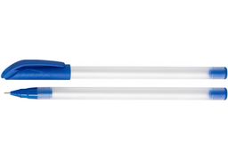 Ручка масляна ECONOMIX  FLY 0,7 мм корпус білий, пише синім E10244 (50)