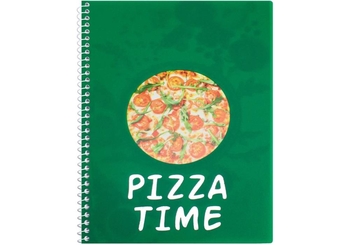 Блокнот А5, 60 сторінок в клітинку, пластикова обкладинка Pizza Time E20238-02 Economix