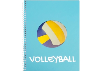 Блокнот А5, 60 страниц в клетку, пластиковая обложка Volleyball E20239-04 Economix