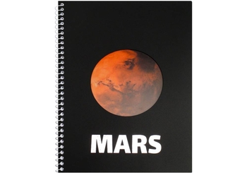 Блокнот А5, 60 сторінок в клітинку, пластикова обкладинка Mars E20240-04 Economix