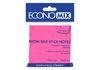 Стикеры Economix, 75х75, розовые, 100л. E20944-09 (12)