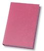Еженедневник недатированный А6 320 листов белая бумага в линию прошивной кожаная твердая обложка розовый Квіти Economix E21748-09