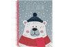 Блокнот Christmas: Let It Snow А5, пластиковая обложка, спираль, 60 л., клетка E21950-04 (1)