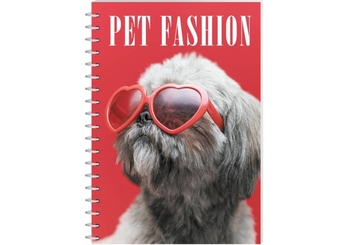 Блокнот А5, 80 сторінок в клітинку, пластикова обкладинка Pet Fashion E21958-02 Economix