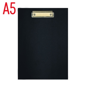 Планшет А5, с прижимом, черный ламинированная бумага E30155-01 Economix