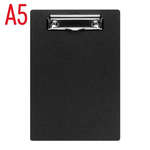 Планшет А5, с прижимом, черный пластиковый E30157-01 Economix