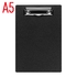 Планшет А5, с прижимом, черный пластиковый E30157-01 Economix