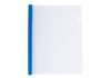 Папка А4 пластиковая с планкой-прижимом 95 л, синяя E31211-02 (5)
