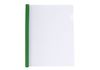 Папка А4 пластикова з планкою-притиском 95 арк, зелена E31211-04 (5)