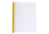 Папка А4 пластиковая с планкой-прижимом 95 л, желтая E31211-05 (5)