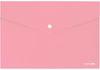 Папка-конверт А4, на кнопці Рожева пастель E31301-89 Economix