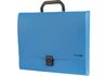 Портфель пластиковый A4 Economix на застежке, 1 отделение, голубой E31607-11 (1)