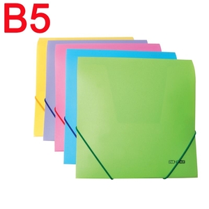 Папка В5, на резинках, микс E31624 Economix