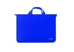 Портфель пластиковий  А4 на блискавці, синій E31630-02 (1)