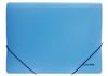 Папка пластикова  А4 на гумках Economix, фактура помаранч, блакитна E31633-11 (1)