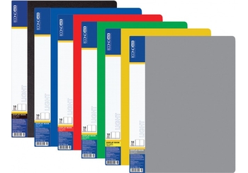 Папка А4 з 10 файлами Economix Light, асорті E37601 (6)