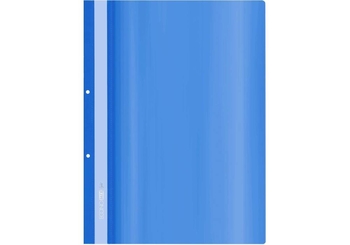 Папка-скоросшиватель А4, с перфорацией, синяя Light E38505-02 Economix