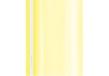 Папка-скоросшиватель А4, с перфорацией, желтая Light E38505-05 Economix