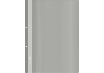 Папка-скоросшиватель А4, с перфорацией, серая Light E38505-10 Economix