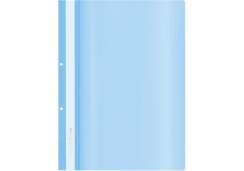Папка-скоросшиватель А4, с перфорацией, голубая Light E38505-11 Economix