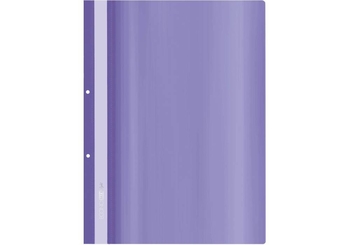 Папка-скоросшиватель А4, с перфорацией, фиолетовый Light E38505-12 Economix