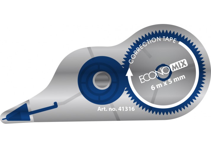 Коректор стрічковий Economix, 5 мм х 6 м E41316 (12) Коректор стрічковий Economix, 5 мм х 6 м E41316 (12)