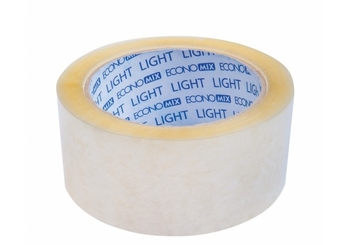 Скотч прозорий, ширина 45 мм, довжина 60 м, щільність 40 мкм Light E47807 Economix
