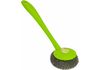 Щетка-скребок для посуды, стальная зеленая Cleaning E72717 Economix