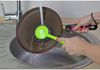 Щетка-скребок для посуды, стальная зеленая Cleaning E72717 Economix