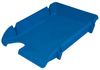Лоток горизонтальный, 37х26,5х7 см, пластиковый голубой непрозрачный Компакт E80600 Economix