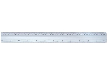 Линейка алюминиевая, 30 см E81312 Economix