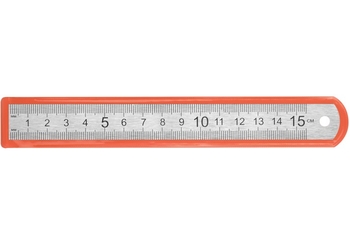 Линейка 15 см, металлическая E81388 Economix