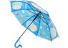 Зонт детский трость автомат Economix HEDGEHOG, голубой E98427 (1)