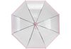 Зонт детский трость автомат Economix LITTLE GIRL, прозрачный розовый E98430 (1)