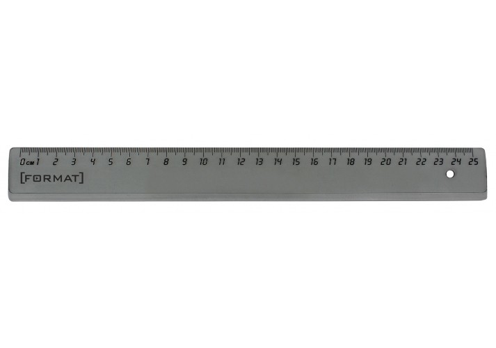 Лінійка 25 см пластикова, затемнена F81362 (60/1200) Лінійка 25 см пластикова, затемнена F81362 (60/1200)