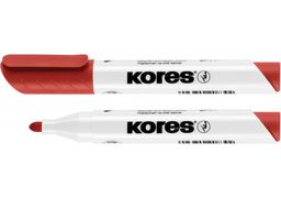 Маркер для білих дошок KORES 2-3 мм, червоний K20837 (12)