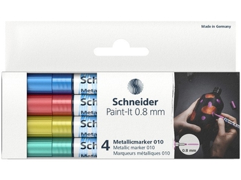 Набор маркеров металлик, 4 цвета Paint-It ML01011502 Schneider