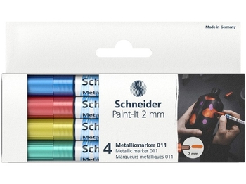 Набір маркерів металік, 4 кольори Paint-It ML01111502 Schneider