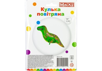 Шар воздушный фигурный, 38х80 см, фольгированный MX010-18in Maxi
