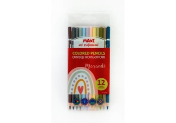 Карандаши цветные, 12 цветов Morandi MX15103 Maxi