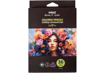 Олівці кольорові професійні, 36 кольорів Art Pro MX15161 Maxi