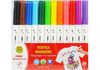 Несмываемые текстильные маркеры 12 цветов MX15242 Maxi