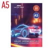 Картон кольоровий А5, 10 аркушів, щільність 230 г/м2 MX21002 Maxi