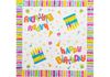Салфетки бумажные цветные, 20 шт, размер 33х33 см Happy Birthday MX446100 Maxi