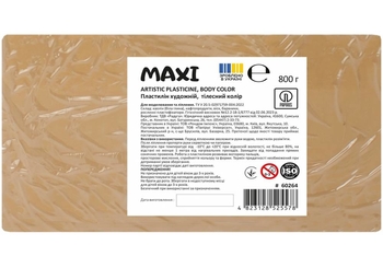Пластилин художественный телесный, 800 г MX60264 Maxi