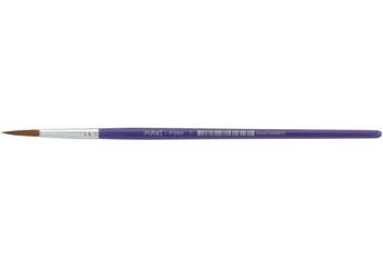 Пензлик №7 поні, круглий з короткою ручкою MX60897 Maxi
