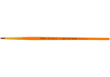 Пензлик №3 синтетика, скошений з короткою ручкою MX61054 Maxi