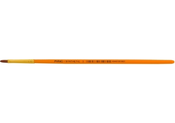 Пензлик №3 синтетика, овальний з короткою ручкою MX61062 Maxi